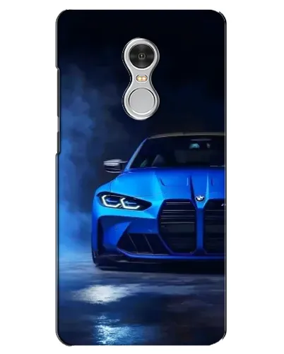 Чехол для Xiaomi Redmi 5 с картинкой «Голубая BMW M4»