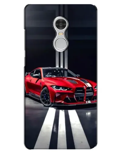 Чехол для Xiaomi Redmi 5 с картинкой «Красная BMW на дороге»