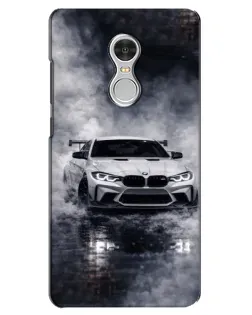 Чехол для Xiaomi Redmi 5 с картинкой «BMW сквозь туман»