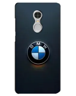 Чехол для Xiaomi Redmi 5 с картинкой «Логотип BMW — минимализм»