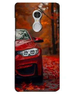 Чехол для Xiaomi Redmi 5 с картинкой «Осенняя BMW M4»