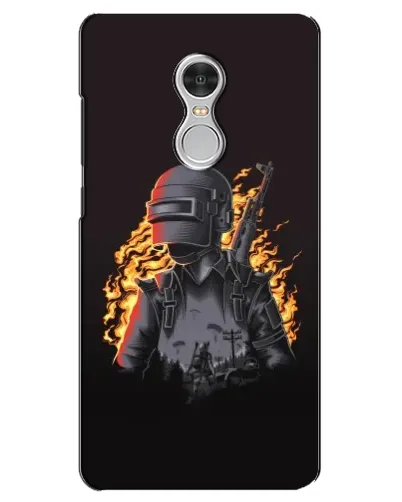 Чохол для Xiaomi Redmi 5 з картинкою «PUBG — вогняний силует»