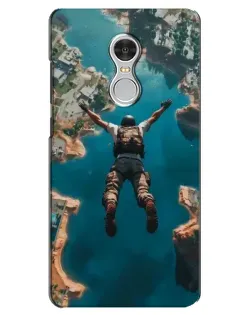 Чохол для Xiaomi Redmi 5 з картинкою «PUBG — вільне падіння»