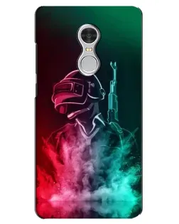 Чохол для Xiaomi Redmi 5 з картинкою «PUBG — вогняний воїн»