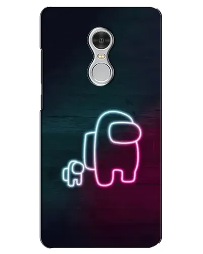 Чохол для Xiaomi Redmi 5 з картинкою «Among Us неон-арт»