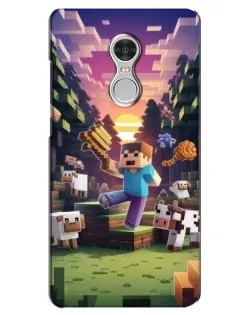 Чохол для Xiaomi Redmi 5 з картинкою «Стів на фермі»