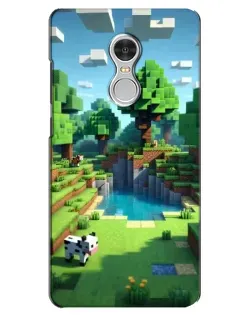 Чохол для Xiaomi Redmi 5 з картинкою «Minecraft літній день»