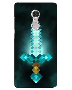 Чохол для Xiaomi Redmi 5 з картинкою «Алмазний меч неон»