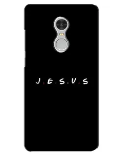 Чехол для Xiaomi Redmi 5 с картинкой «Точки веры J.E.S.U.S.»