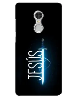 Чехол для Xiaomi Redmi 5 с картинкой «Меч Духа Jesus»