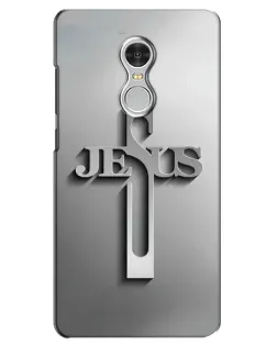 Чохол для Xiaomi Redmi 5 з картинкою «Металевий хрест Jesus» Чохол для Xiaomi Redmi 5 з картинкою «Металевий хрест Jesus»