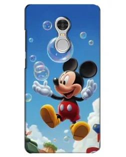 Чохол для Xiaomi Redmi 5 з картинкою «Mickey та мильні бульбашки»