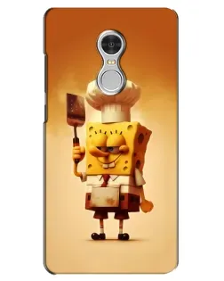 Чехол для Xiaomi Redmi 5 с картинкой «Губка Боб повар»