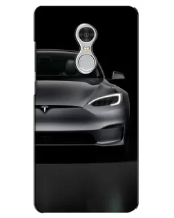Чохол для Xiaomi Redmi 5 з картинкою «Tesla Model S Look»