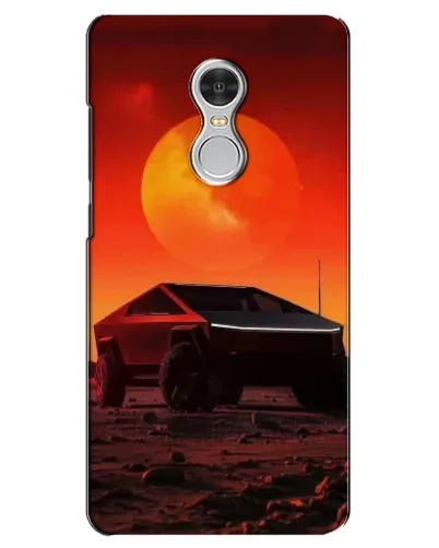 Чохол для Xiaomi Redmi 5 з картинкою «Cybertruck на Марсі»