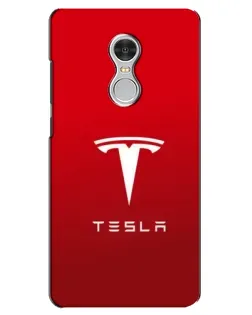 Чохол для Xiaomi Redmi 5 з картинкою «Tesla Red Classic»