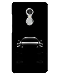 Чохол для Xiaomi Redmi 5 з картинкою «Силует Tesla Night»