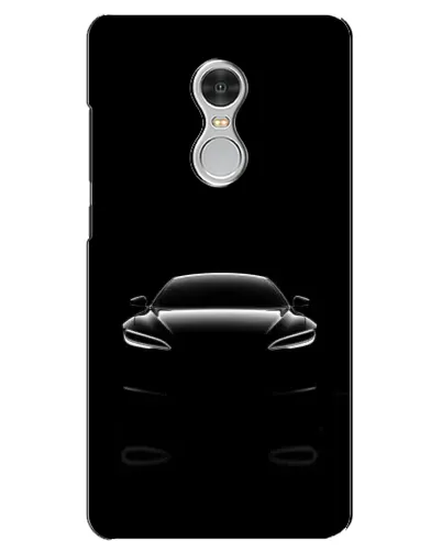 Чохол для Xiaomi Redmi 5 з картинкою «Силует Tesla Night»