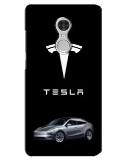 Чохол для Xiaomi Redmi 5 з картинкою «Tesla Model Y»