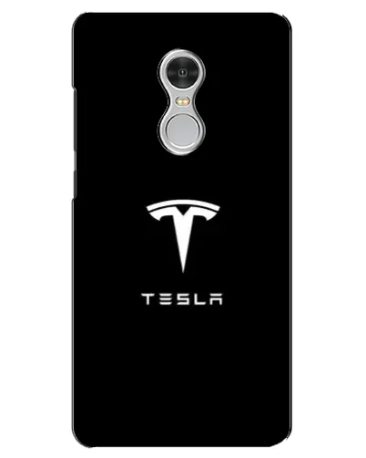 Чохол для Xiaomi Redmi 5 з картинкою «Tesla White Logo»