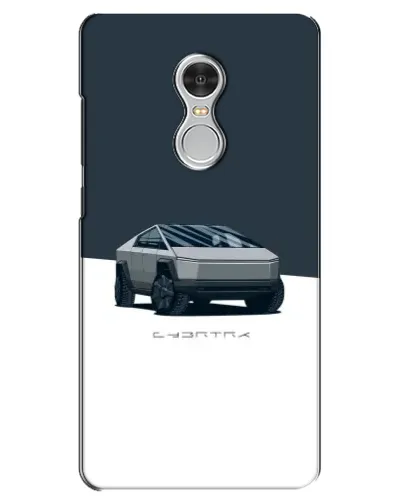 Чохол для Xiaomi Redmi 5 з картинкою «Сріблястий Cybertruck Tesla»