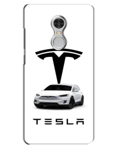 Чохол для Xiaomi Redmi 5 з картинкою «Tesla White Style»