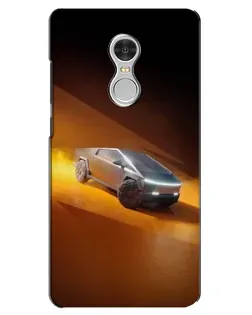 Чохол для Xiaomi Redmi 5 з картинкою «Cybertruck у пустелі»
