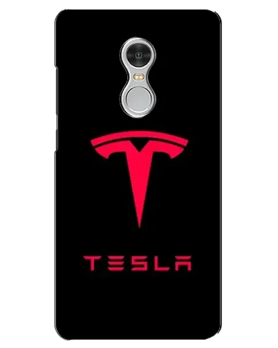 Чохол для Xiaomi Redmi 5 з картинкою «Tesla Red Logo»
