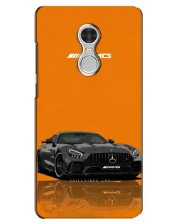 Чехол для Xiaomi Redmi 5 с картинкой «Оранжевый Mercedes AMG»