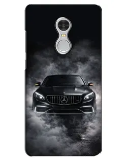 Чехол для Xiaomi Redmi 5 с картинкой «Mercedes в дыму»