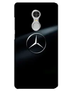 Чехол для Xiaomi Redmi 5 с картинкой «Mercedes на металле»