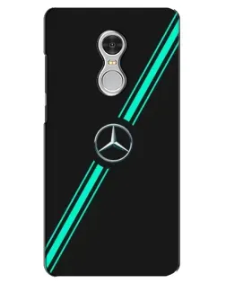 Чехол для Xiaomi Redmi 5 с картинкой «Спортивные линии Mercedes»