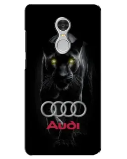 Чохол для Xiaomi Redmi 5 з картинкою «Пантера та Audi»