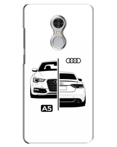 Чохол для Xiaomi Redmi 5 з картинкою «Audi — контрастний дизайн»