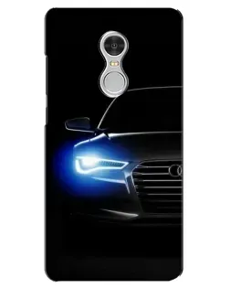 Чохол для Xiaomi Redmi 5 з картинкою «Неоновий погляд Audi»