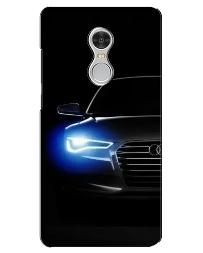 Чохол для Xiaomi Redmi 5 з картинкою «Неоновий погляд Audi»