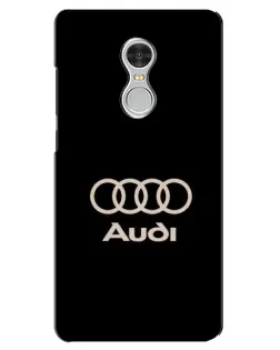 Чохол для Xiaomi Redmi 5 з картинкою «Audi — золотий логотип»