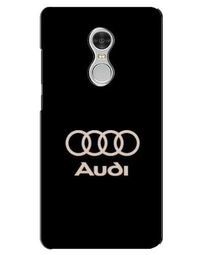 Чохол для Xiaomi Redmi 5 з картинкою «Audi — золотий логотип»