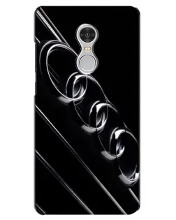 Чохол для Xiaomi Redmi 5 з картинкою «Audi — абстрактні кільця»