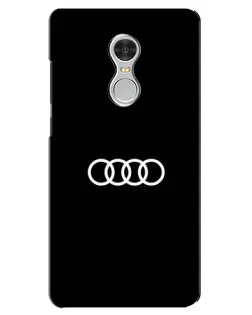 Чохол для Xiaomi Redmi 5 з картинкою «Audi White Logo»