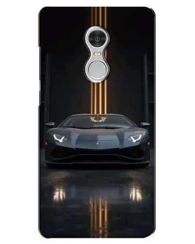 Чохол для Xiaomi Redmi 5 з картинкою «Lamborghini золоті лінії»