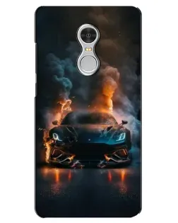 Чохол для Xiaomi Redmi 5 з картинкою «Lamborghini димна естетика»