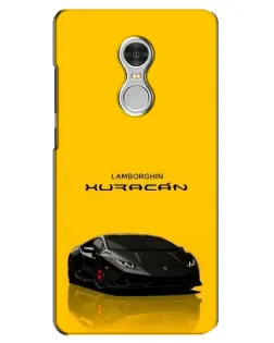 Чохол для Xiaomi Redmi 5 з картинкою «Lamborghini Huracan чорний»