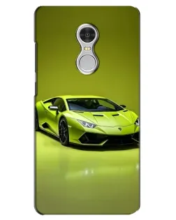 Чохол для Xiaomi Redmi 5 з картинкою «Салатовий Lamborghini Huracan»