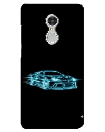 Чохол для Xiaomi Redmi 5 з картинкою «Неоновий контур Lamborghini»