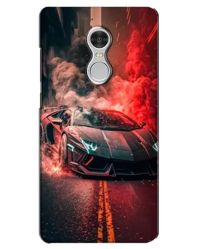 Чохол для Xiaomi Redmi 5 з картинкою «Lamborghini червоний дим»