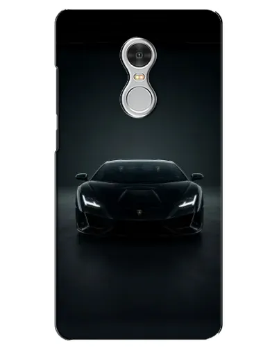 Чохол для Xiaomi Redmi 5 з картинкою «Чорний Lamborghini Aventador»