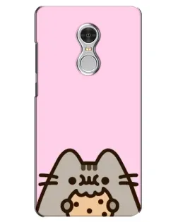 Чохол для Xiaomi Redmi 5 з картинкою «Pusheen та печиво»