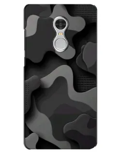 Чохол для Xiaomi Redmi 5 з картинкою «Темний абстрактний камуфляж»