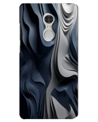 Чохол для Xiaomi Redmi 5 з картинкою «Об'ємні сині складки»